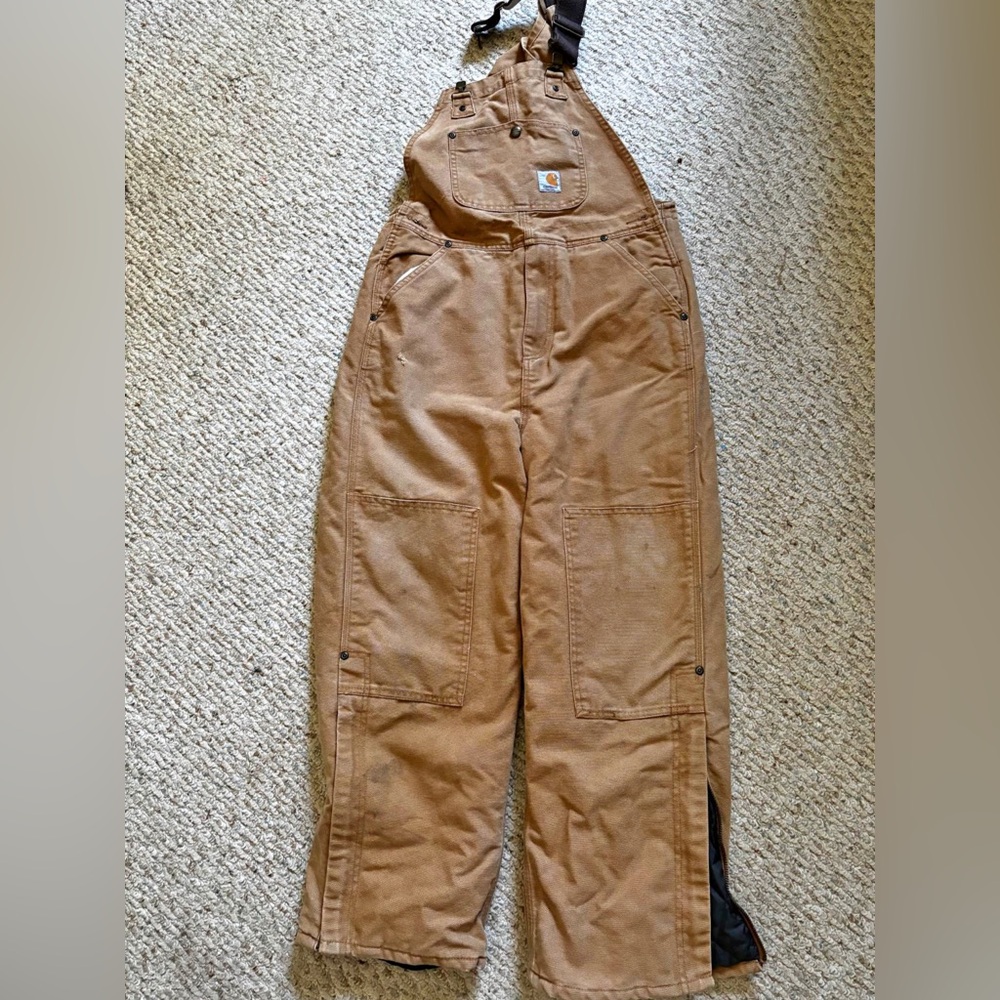 Carhartt Tan Bibs